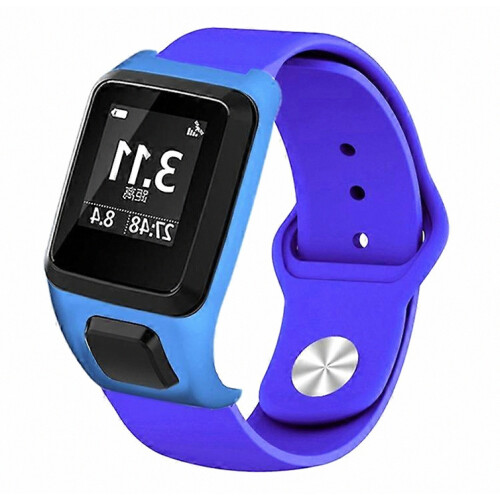 Συμβατό με TomTom Runner 3 και λουράκι ρολογιού σιλικόνης Adventurer Sport με προ
