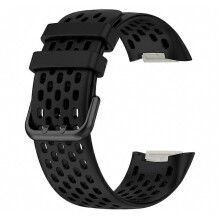 Banna Wrist Athsholáthair Comhoiriúnach le haghaidh Fitbit Muirear 6 agus Muirear 5, Strap Smartwatch Silicone Breathabl