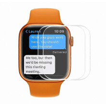 2-Pack Full Size Curved Tempered Glass Screen Protector, Full Glue High Definition, Compatible with Apple Watch