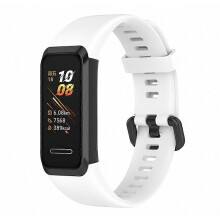 Compatible Silicone Watch Band Replacement for Huawei Watch Band 4 ADS-B29, Adjustable, Black