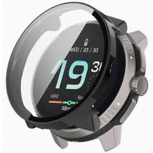 Funda compatible para Suunto Race, cubierta dura de PC con protector de pantalla de vidrio templado para una protección