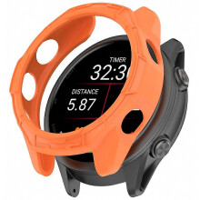 Compatible with Forerunner 570 47mm TPU Protective Case, Hollow Design Shockproof Watch Cover