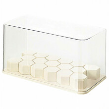 Présentoir en plastique de taille M pour boîtes aveugles Pop Mart, Mini figurines avec couvercle anti-poussière transpar