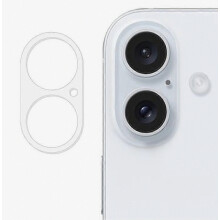 Compatible with iPhone 16 Plus and 16, Scratch-Proof Tempered Glass Camera Lens Protector Film