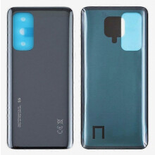 Compatible Back Battery Housing Cover Replacement for Xiaomi Mi 10T Pro 5G M2007J3SG and Mi 10T 5G M2007J3SY, Black Nylo