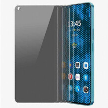 5 Pcs Screen Protector for Oppo K9x, Full Glue, 28 Degree Anti-Spy, Tempered Glass, Clear Coverage