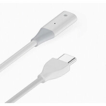 USB-C Adapter Cable Compatible with Apple Pencil 1st Generation, 50cm Charging Cable with Indicator Light