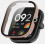Compatible for Redmi Watch 4 Case, Full Protective PC Cover with Tempered Glass Screen Protector 1