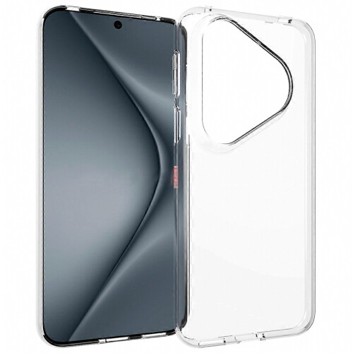 Clear TPU Phone Case συμβατή με Huawei Pura 80 Pro, Διαφανές πίσω κάλυμμα ανθεκτικό σ