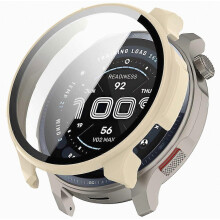 Compatible for Amazfit Balance 2 A2429 Hard PC Watch Protective Case with Tempered Glass Screen Film, Slim Durable Cover