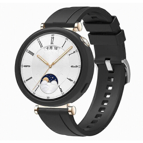 Συμβατό για Huawei Watch GT 4 41mm ανταλλακτικό λουράκι σιλικόνης με προστα