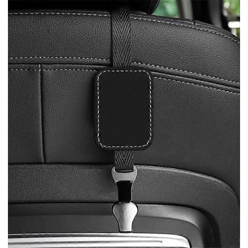 Car Headrest Hook Seat Back Hanger Suede Multifunctional Storage Hook Auto Interior Organizer