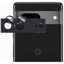 Compatible for Google Pixel 7 5G Camera Lens Protector, Shockproof Metal and Tempered Glass Lens Film