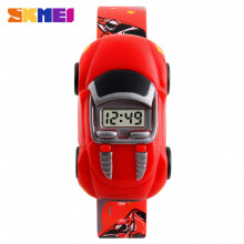 Orologi digitali a forma di auto per bambini Orologio giocattolo divertente per bambini Orologio sportivo per ragazze