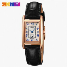 Luxe vintage quartzhorloges voor dames, elegante waterdichte klassieke horloges, Romeinse cijfers, stijlvolle damespolsh