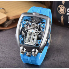 Automatic Watches for Men Skeleton Watch Waterproof Mineral Glass Supercar Wrist Watch Anti Shock Business