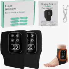Massager Crúibe 3-in-1 Massager Crúibe Téite le haghaidh Péine agus Imshruthaithe, 5 Mhód Massage & 5 Leibhéal Teasa, Ma