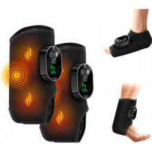 Kabelloses Fußmassagegerät für Neuropathie, 6 Wärme- und 3 Vibrationseinstellungen, Fußmassagegeräte für Schmerzen und D