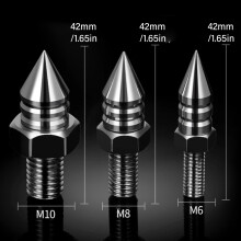 Stainless Steel Auditory Stand Foot for Speaker Base Support Use Speaker Foot M 6