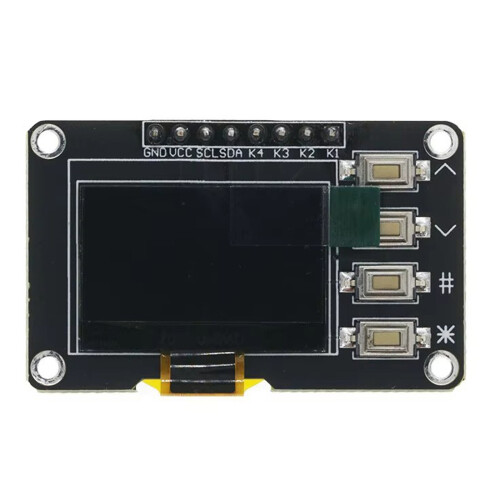 Portable 0.96inch OLEDs Display 128x64 Pixels Wide Compatibility PCD Material White