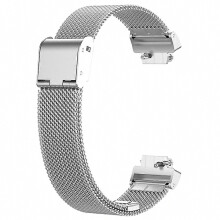 Compatible for Fitbit Inspire 3 Stainless Steel Fine Mesh Replacement Smartwatch Band with Buckle