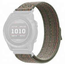 22 mm nylon horlogeband compatibel met Garmin Fenix 7 Forerunner 965 955 945 935, verstelbare polsband