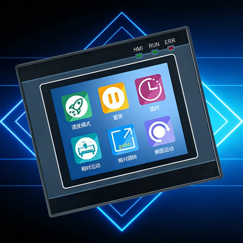 Industrial PLC Controller 2.8inch LCD Touchable Screen Panel 24V Power Supply 2