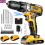 2 Battery 21V Cordless Drill Combi Driver High Power Electric Screwdriver Set UK 1