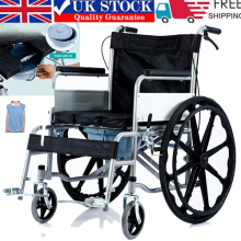 Folding Wheelchair Comfortable Breathable for Elderly Disabled Vehicles Moving