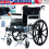 Folding Wheelchair Comfortable Breathable for Elderly Disabled Vehicles Moving 1