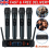 Wireless Microphones, 4 Channel UHF Microphone with Rechargeable Long-Distanc 2