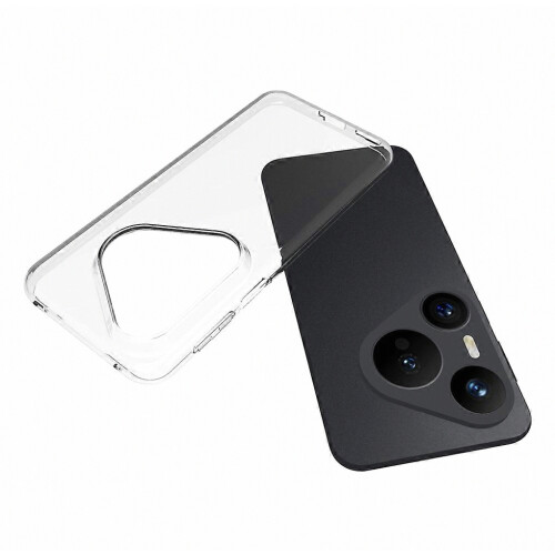 Clear TPU Phone Case συμβατή με Huawei Pura 80 Pro, Διαφανές πίσω κάλυμμα ανθεκτικό σ 1