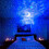 Επαναφορτιζόμενος οβάλ LED Starry Sky Projector Night Light με ενεργοποίηση ήχου, λ 4