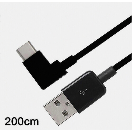 Καλώδιο 90 μοιρών με δεξιά γωνία USB 3.1 Τύπου C Male σε USB 2.0 Male για tablet και 1