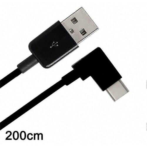 Καλώδιο 90 μοιρών με δεξιά γωνία USB 3.1 Τύπου C Male σε USB 2.0 Male για tablet και 2