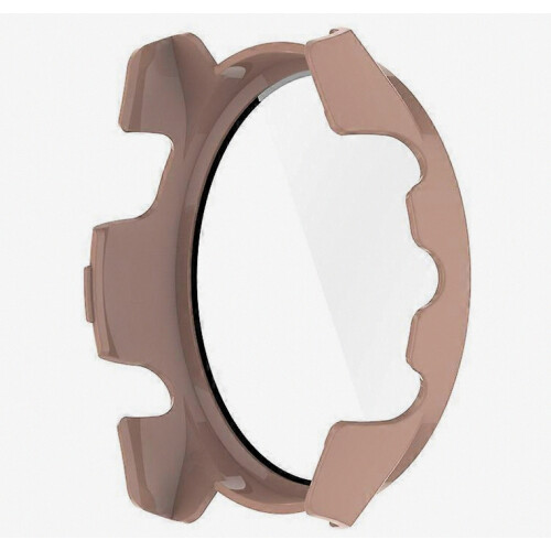 Funda compatible para Forerunner 265S, cubierta de reloj de PC antirrayas con protector de pantalla de vidrio templado 2