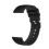 Silicone Check Pattern Watchstrap for Garmin Vivoactive 4 18mm Black 4