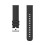 Silicone Check Pattern Watchstrap for Garmin Vivoactive 4 18mm Black 5