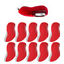 Golf Schlägerhülle Rot 10 Stück Set