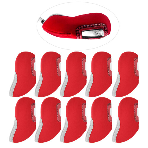 Golf Schlägerhülle Rot 10 Stück Set