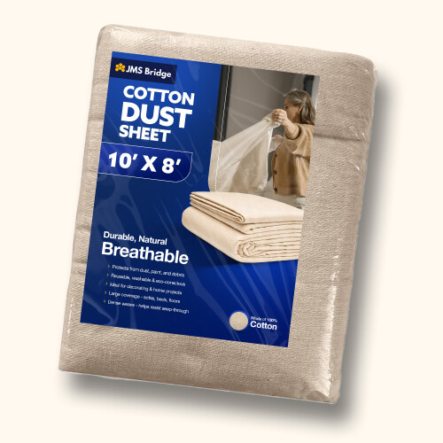 JMS Bridge Cotton Dust Sheet - 10' x 8'ft