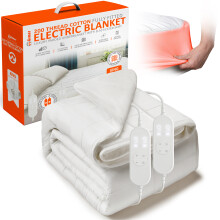 (King) Wärmer Cotton Padded Heated Blanket - Fully Fitted