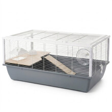 Little Friends Grosvenor Hamster & Rat Cage Grey/White 78x48x36cm