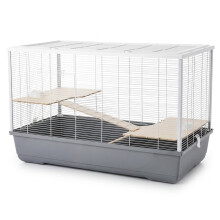 Little Friends Langham XL 2-Level Hamster & Rat Cage Grey/White 100x54x61cm