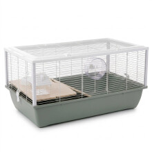 Little Friends Grosvenor Hamster & Rat Cage Green/White 78x48x36cm