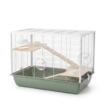 Little Friends Langham 2-Level Hamster & Rat Cage Green/White 78x48x58cm