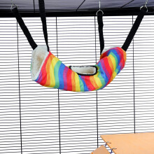 Little Friends Rat Ferret Chinchilla Tunnel Tube Rat Ferret Toy - Rainbow Waves