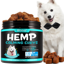 110x Hemp Chews Calming Chews for Dogs ANXIETY RELIEF TREATS DOG FOOD - Salmon