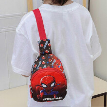 (Groot) Cartoon children's chest bag shoulder bag boys and girls travel coin messenger bag