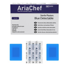 50pcs AriaChef Sterile Catering Kitchen Chef Wash Proof Plasters 7.2cmx5cm